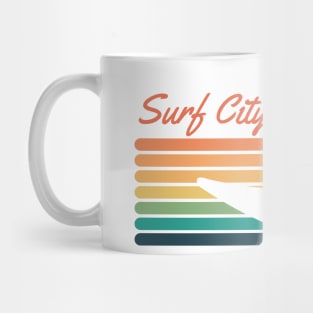 Surf City Surfing Vibes Tee! Mug